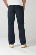 Jean azul intenso 90´S con bota recta y tiro bajo