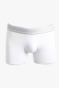 Bóxer blanco brief-medio en algodón con elástico