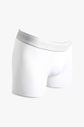 Bóxer blanco brief-medio en algodón con elástico