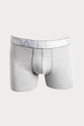 Bóxer en algodón midway brief-largo gris con elástico