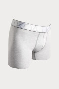 Bóxer en algodón midway brief-largo gris con elástico