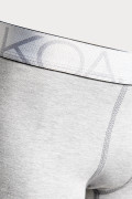Bóxer en algodón midway brief-largo gris con elástico