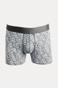 Bóxer brief-medio negro en algodón de Mickey