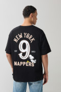 Camiseta manga corta con estampado en frente de Snoopy