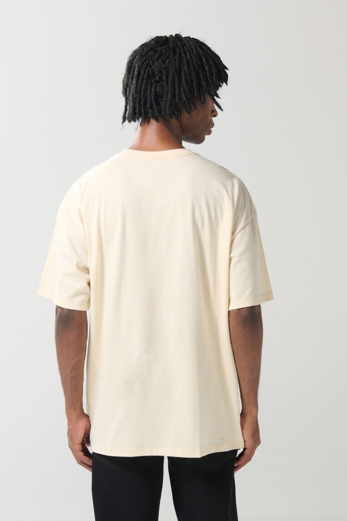 Camiseta oversize kaki manga corta con arte de South Park