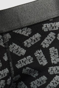 Bóxer brief-medio en algodón negro de Star Wars