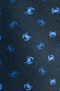 Bóxer brief-medio azul intenso en algodón con estampados