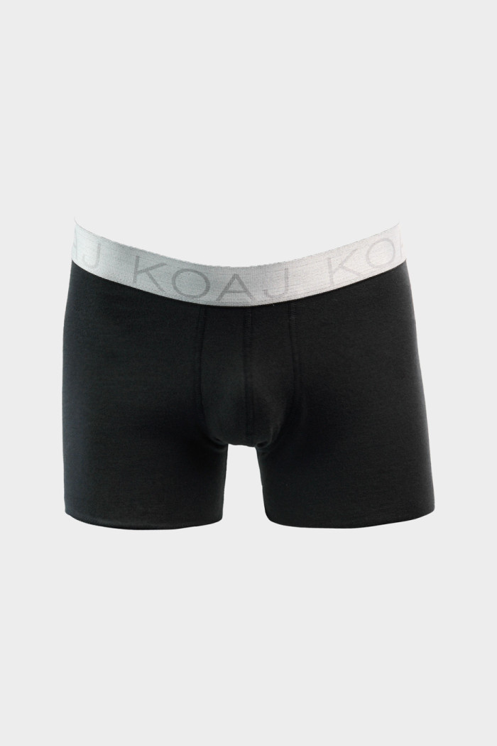 Bóxer brief-medio en algodón unicolor con cintura elástica
