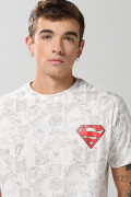 Camiseta manga corta unicolor para hombre.