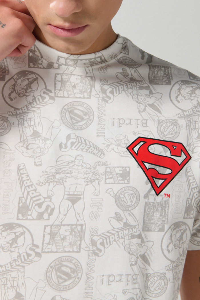 Camiseta manga corta unicolor para hombre.
