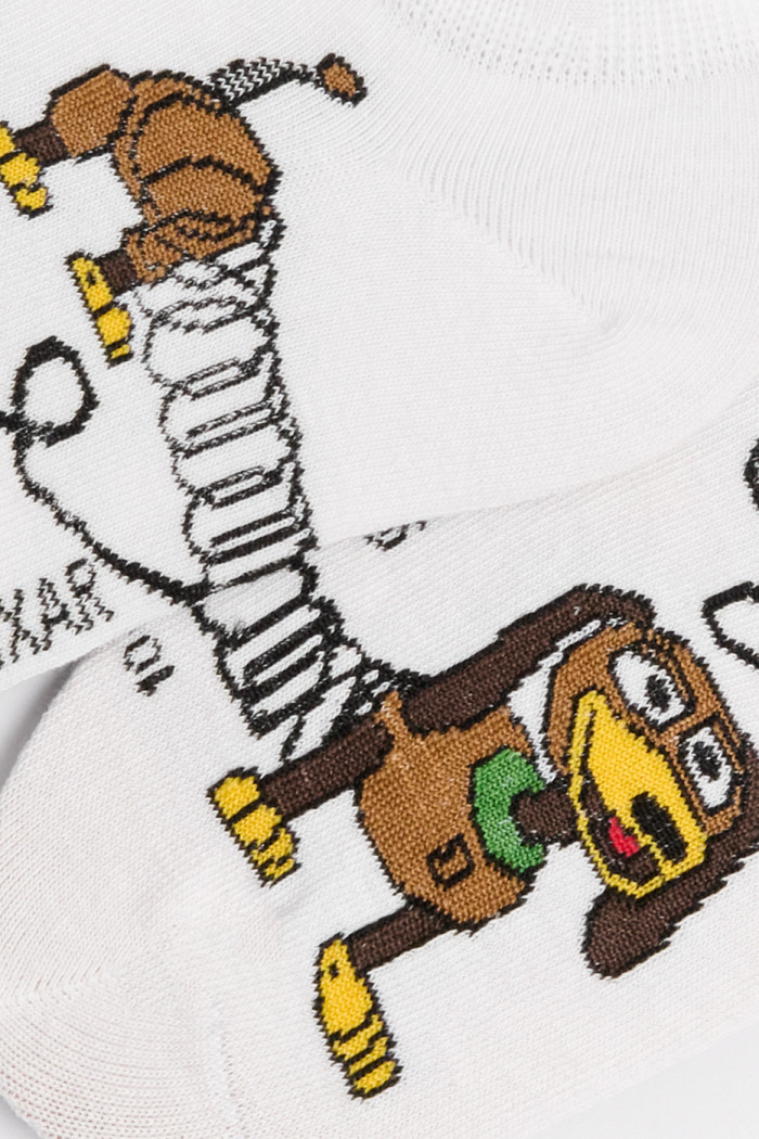 Medias tobilleras cremas con diseño de Toy Story