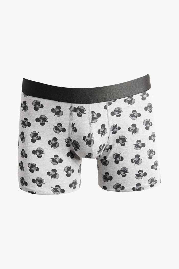 Bóxer gris brief-medio con estampados de Mickey