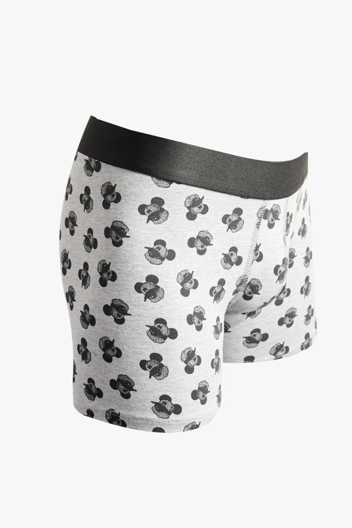Bóxer gris brief-medio con estampados de Mickey