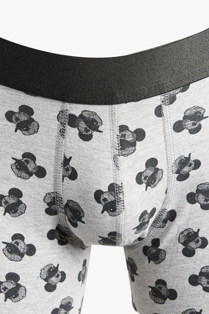 Bóxer gris brief-medio con estampados de Mickey