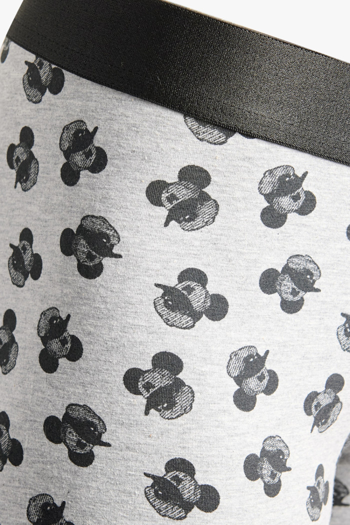 Bóxer gris brief-medio con estampados de Mickey