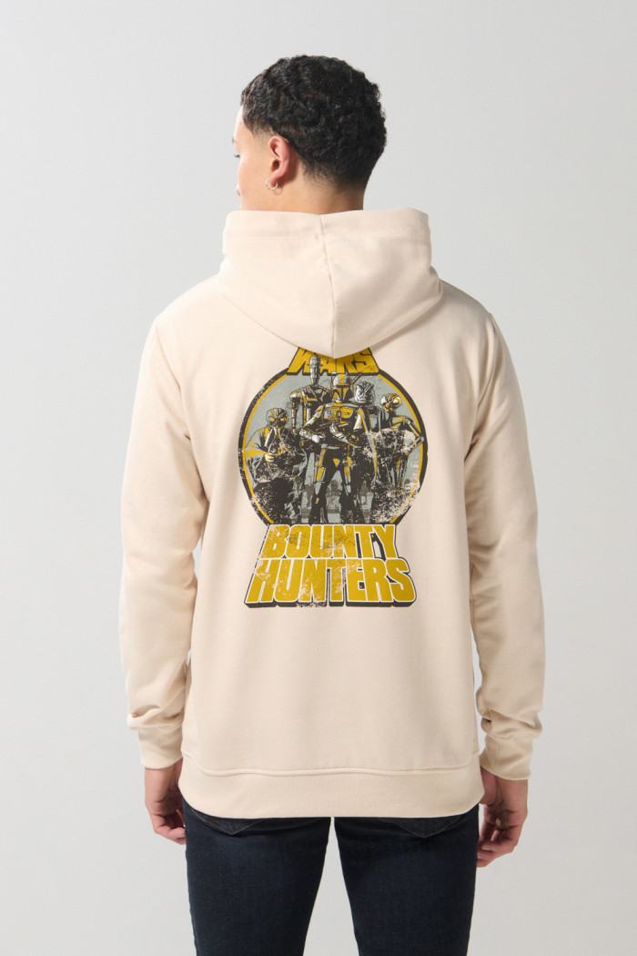 Buzo con capota kaki claro y diseños de Star Wars