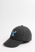 Cachucha beisbolera negra con arte de Lilo & Stitch