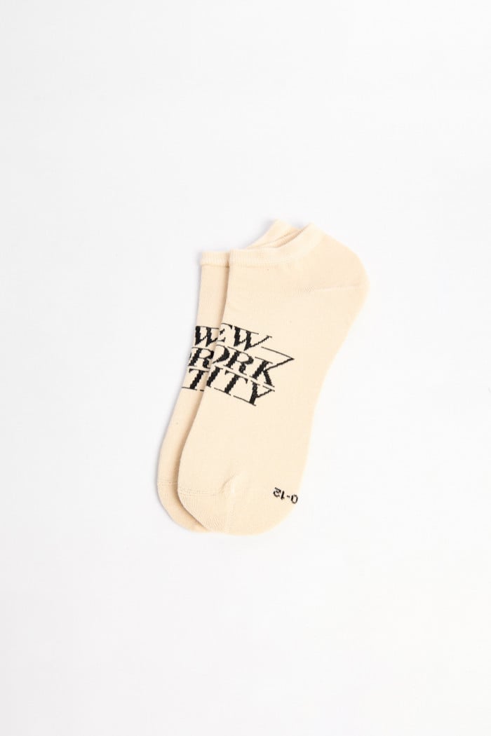 Medias tobilleras con diseño en jacquard