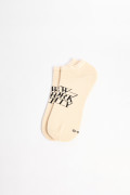 Medias tobilleras con diseño en jacquard