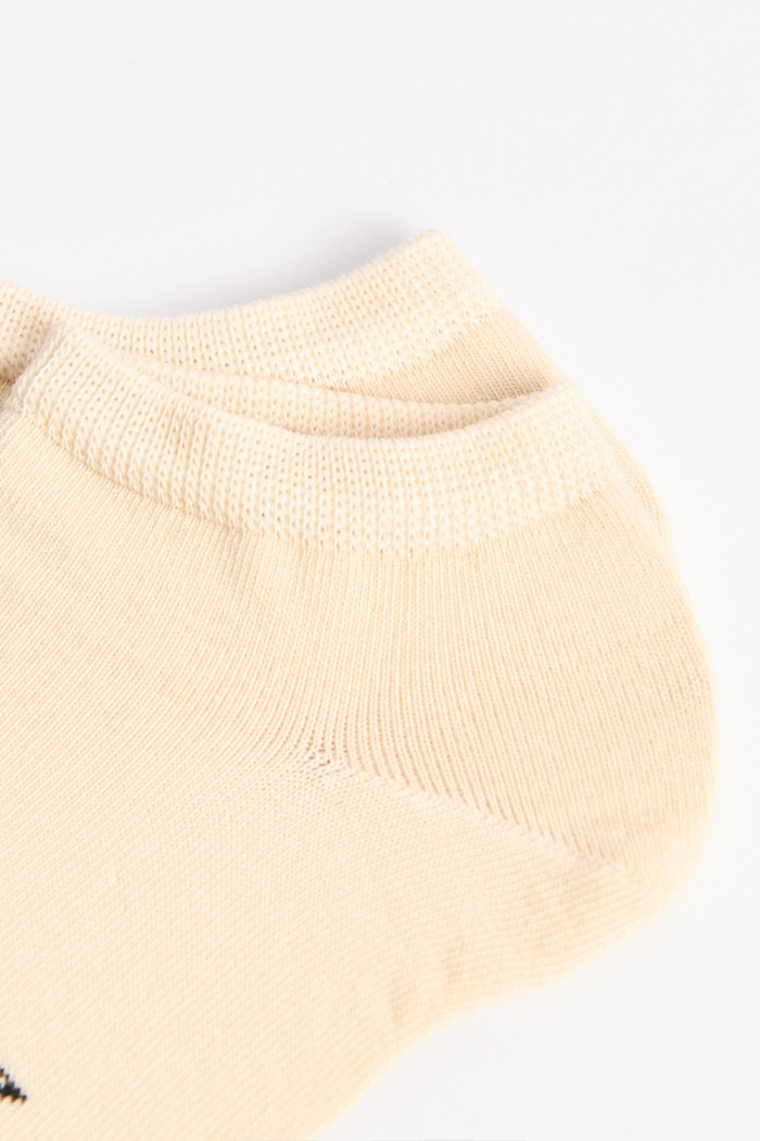 Medias tobilleras con diseño en jacquard