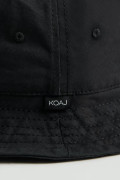 Gorro en dril pescador negro con bordado de Coca-Cola