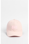 Gorra rosa polvo con rubber de "New York"