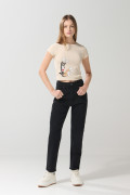 Camiseta de Animaniacs kaki clara manga corta