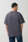 Camiseta oversize gris manga corta con arte de South Park