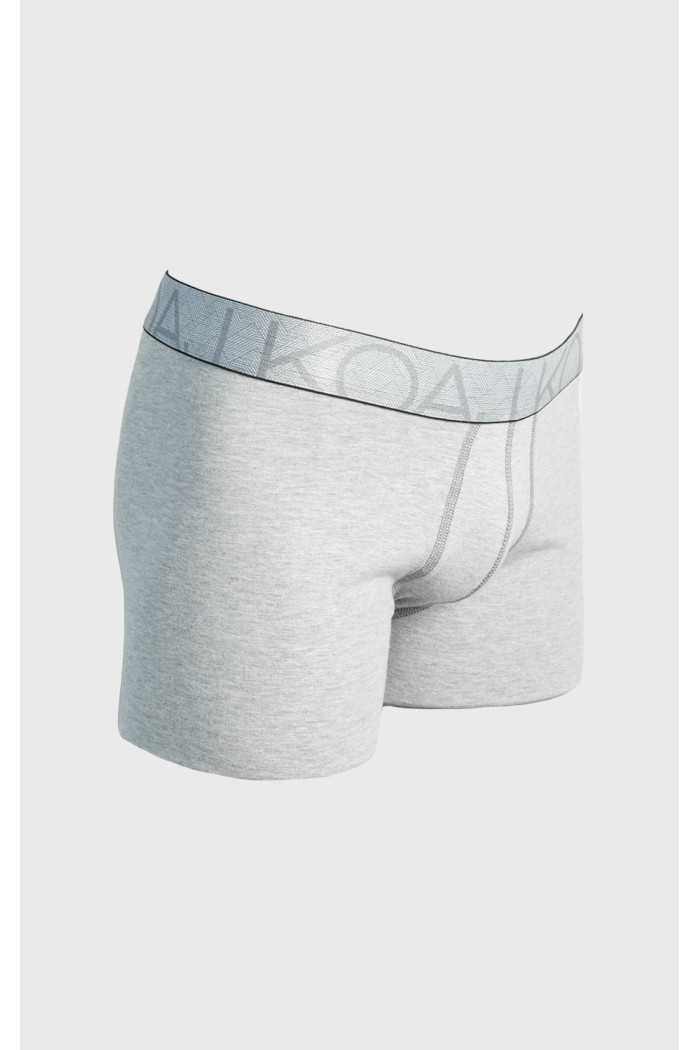 Bóxer gris tipo brief-medio con costuras planas