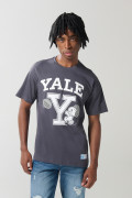 Camiseta unicolor de Snoopy & Yale con manga corta
