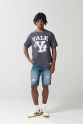 Camiseta unicolor de Snoopy & Yale con manga corta
