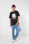 Camiseta de Hora de Aventura oversize unicolor manga corta