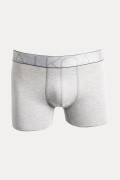 Bóxer gris midway brief-largo con costuras planas