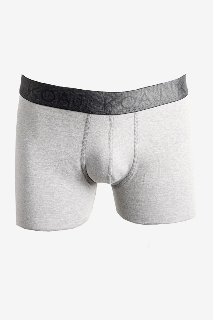 Bóxer brief-medio gris claro con costuras planas
