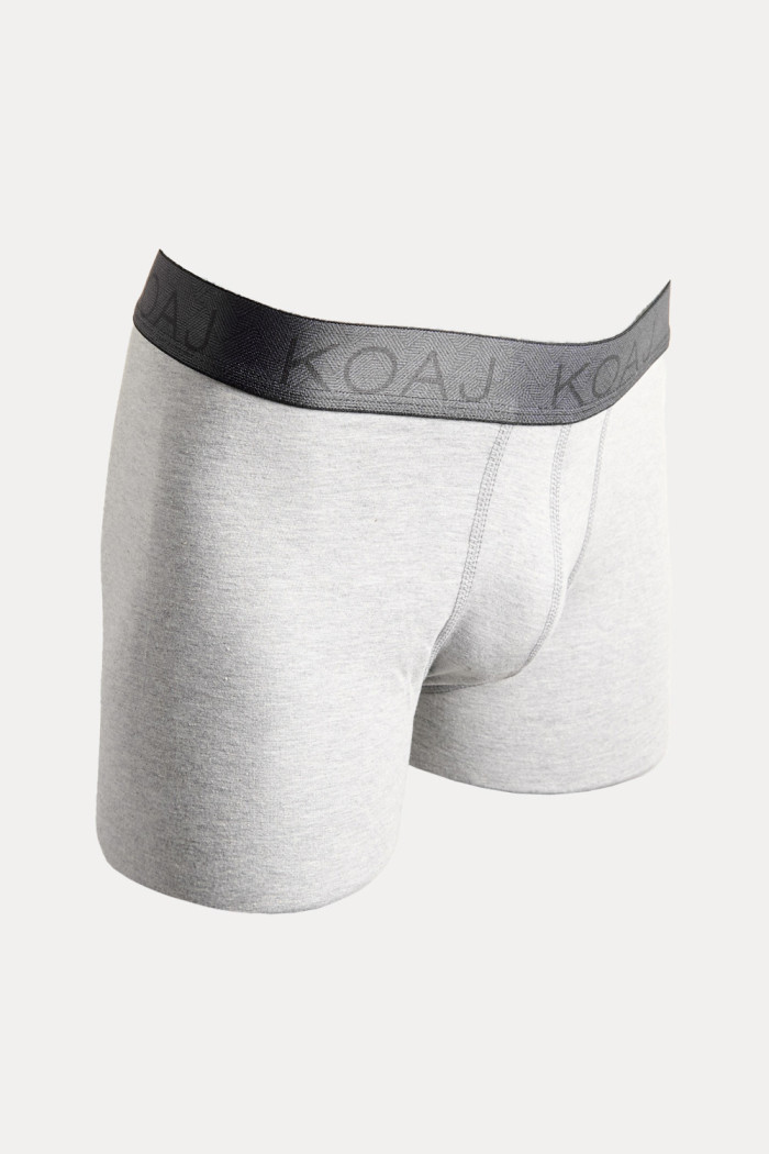 Bóxer brief-medio gris claro con costuras planas