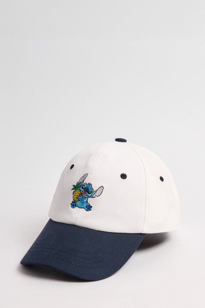 Cachucha crema clara beisbolera de Lilo & Stitch