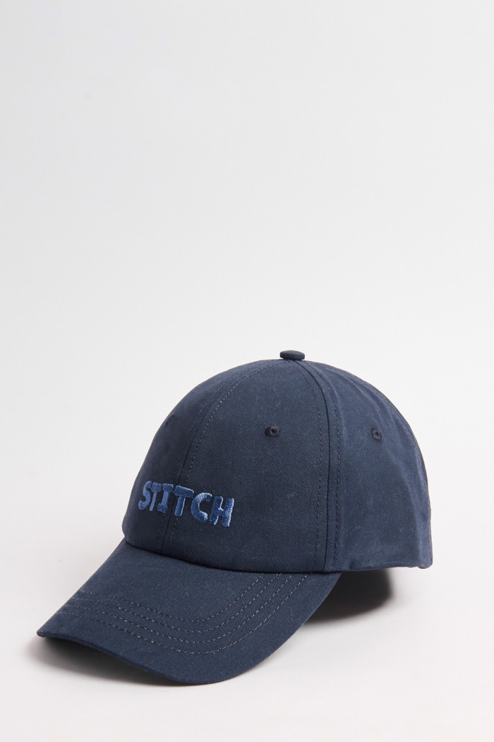 Cachucha beisbolera de Lilo & Stitch azul intensa