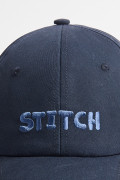 Cachucha beisbolera de Lilo & Stitch azul intensa