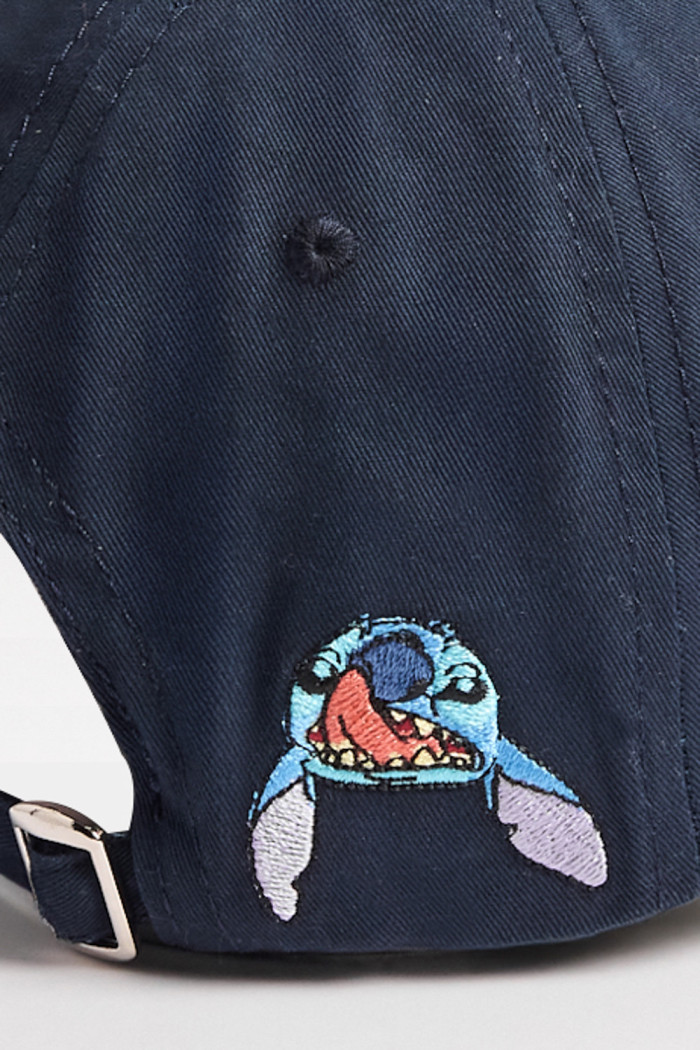 Cachucha beisbolera de Lilo & Stitch azul intensa