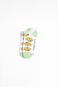 Medias cremas tobilleras con diseños de Los Simpson