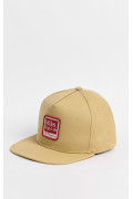 Gorra kaki con parche bordado de "miles hidh life of - the champions"