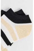 Medias tobilleras con diseño en jacquard
