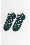 Medias tobilleras con diseño en jacquard