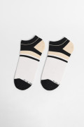 Medias tobilleras con diseño en jacquard