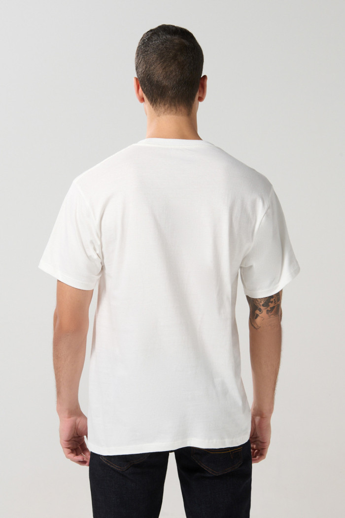 Camiseta de The Beatles crema clara manga corta
