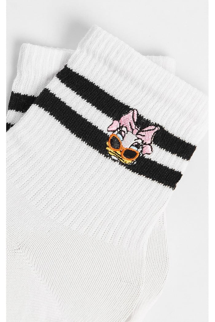 Medias cortas unicolores con diseño de Mickey and Friends