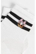 Medias cortas unicolores con diseño de Mickey and Friends