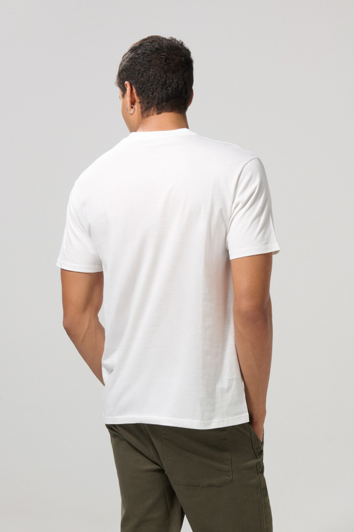 Camiseta de Looney Tunes crema clara cuello redondo