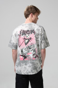 Camiseta de Nightmare Before Christmas crema tie dye