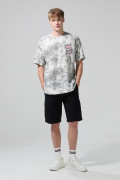 Camiseta de Nightmare Before Christmas crema tie dye